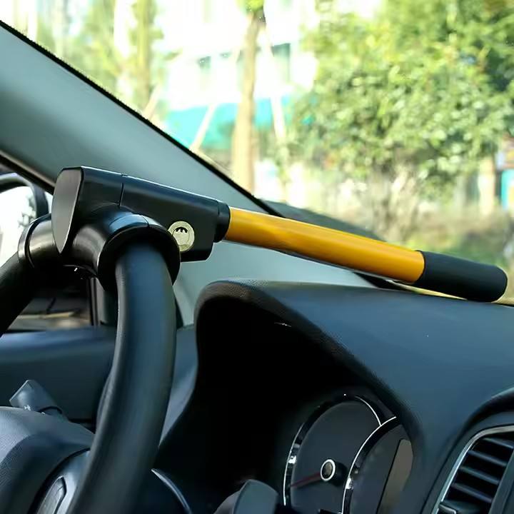 Universal Anti Theft M<i></i>etal Heavy Duty Safety T-Shaped Car Steering Wheel Lock - Xiaoke Model XK-629