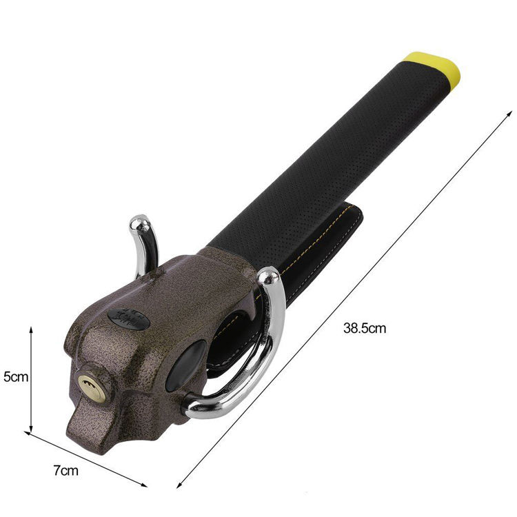Hot Selling Foldable Heavy Duty 3-Direction Car Vehicle Steering Wheel Lock XK-385 | Xiaoke Brand